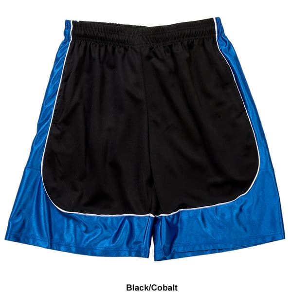 Mens Ultra Performance Color Block Mesh Shorts