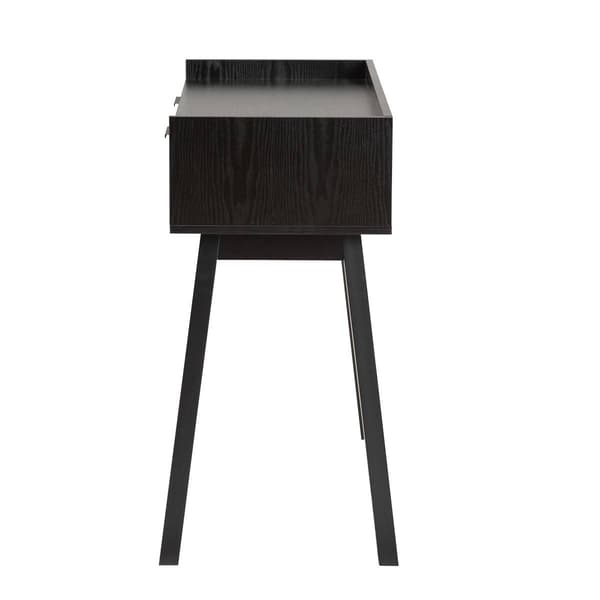 Baxton Studio Kalani Espresso Brown Wood 2-Drawer Console Table