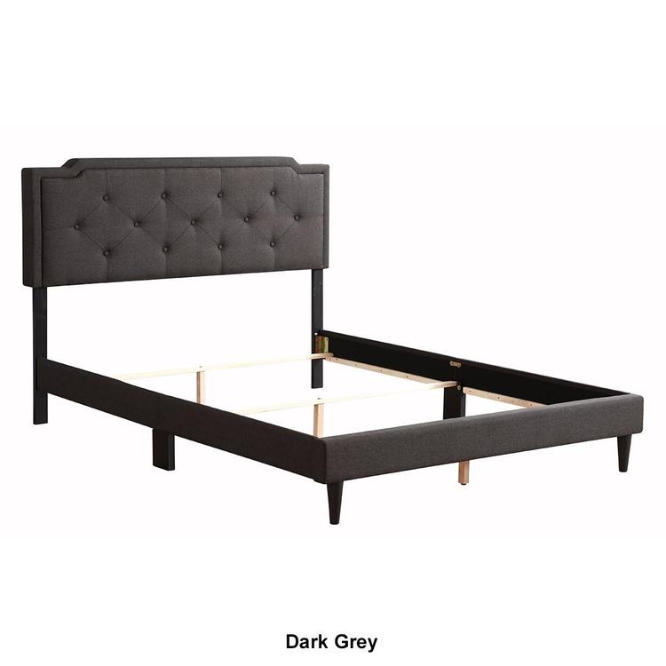 Passion Furniture Deb Adjustable Panel Bed Frame - Queen