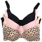 Juniors Plus Juicy Couture 3pk. Micro Bras JC2801-3PCH - image 2