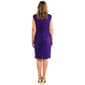 Womens Connected Apparel Sleeveless Drape Neck Sheath Dress - image 2