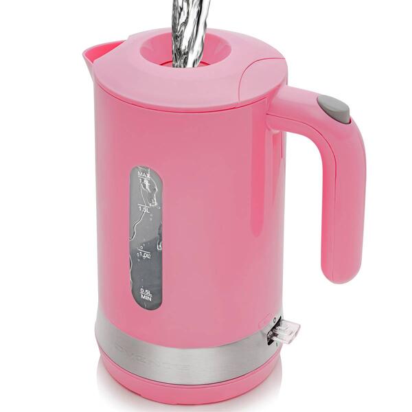 Ovente 1.8 Liter Electric Kettle w/ ProntoFill&#40;tm&#41; Lid - Pink - image 