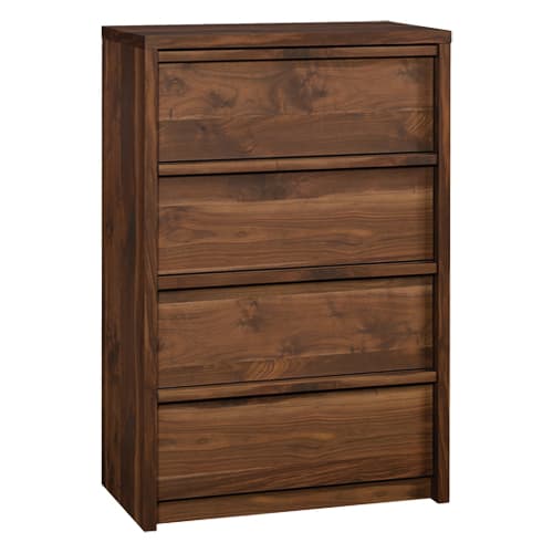 Sauder Harvey Park 4 Drawer Chest - Grand Walnut - image 