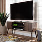 Baxton Studio Alard 2 Door Walnut TV Stand - image 7