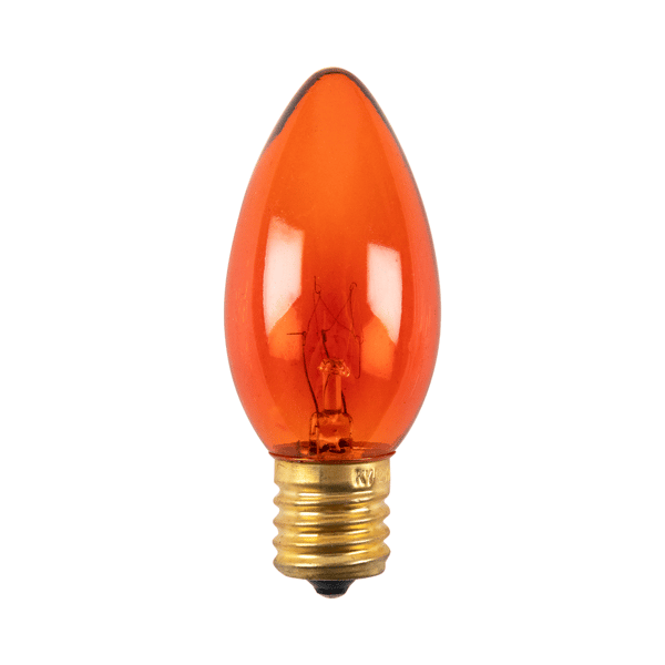 Northlight 25pc. C9 Orange Christmas Replacement Bulbs