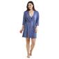 Womens Laura Ashley&#40;R&#41; 3/4 Sleeve Dot Robe & Cami Travel Set - image 1