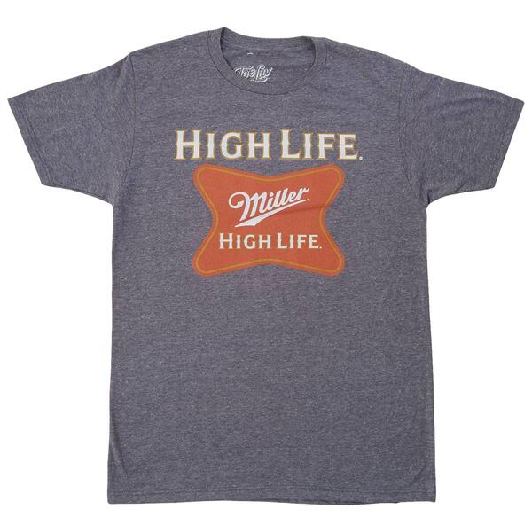 Mens Miller High Life Short Sleeve Graphic Tee - image 
