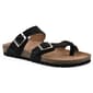 Womens White Mountain Grays Footbed Sandals - image 1
