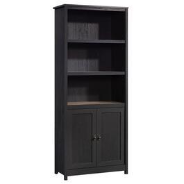 Sauder Cottage Road 3-Shelf Library Bookcase with Doors
