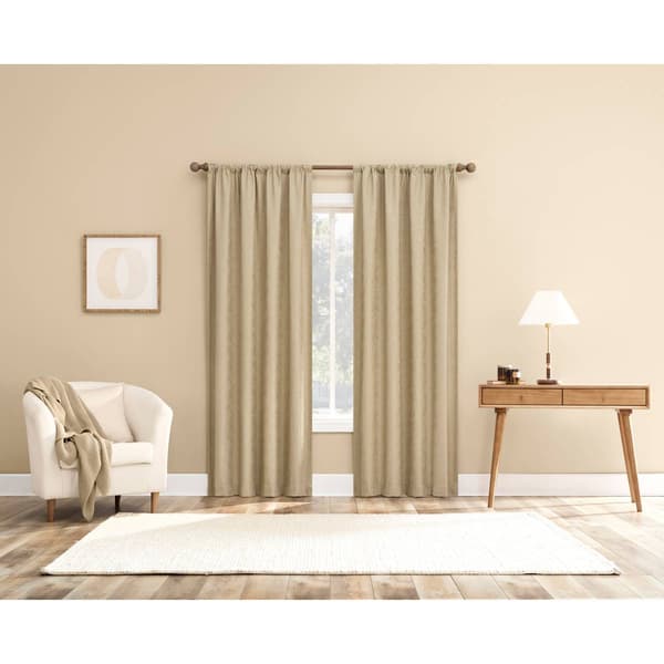 Belmont No Header Total Blackout Rod Pocket Panel Curtain - image 