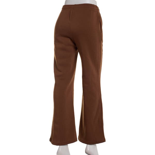 Juniors No Comment Fleece Wide Leg "87" Graphic Sweatpants