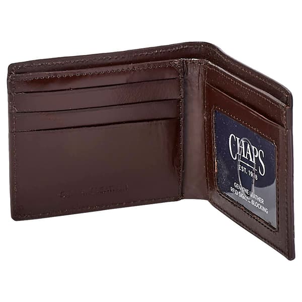 Mens Chaps Bifold Wallet - Brown