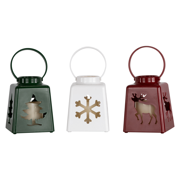 Northlight LED Christmas Candle Lanterns - Set of 3