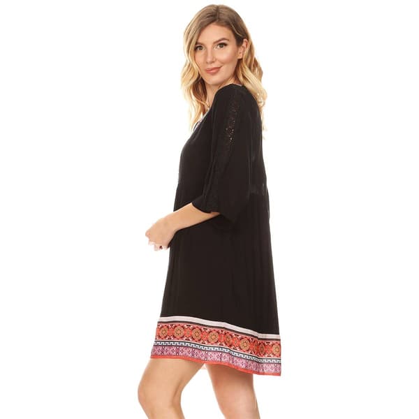 Womens White Mark Gabrielle Embroidered Shift Dress