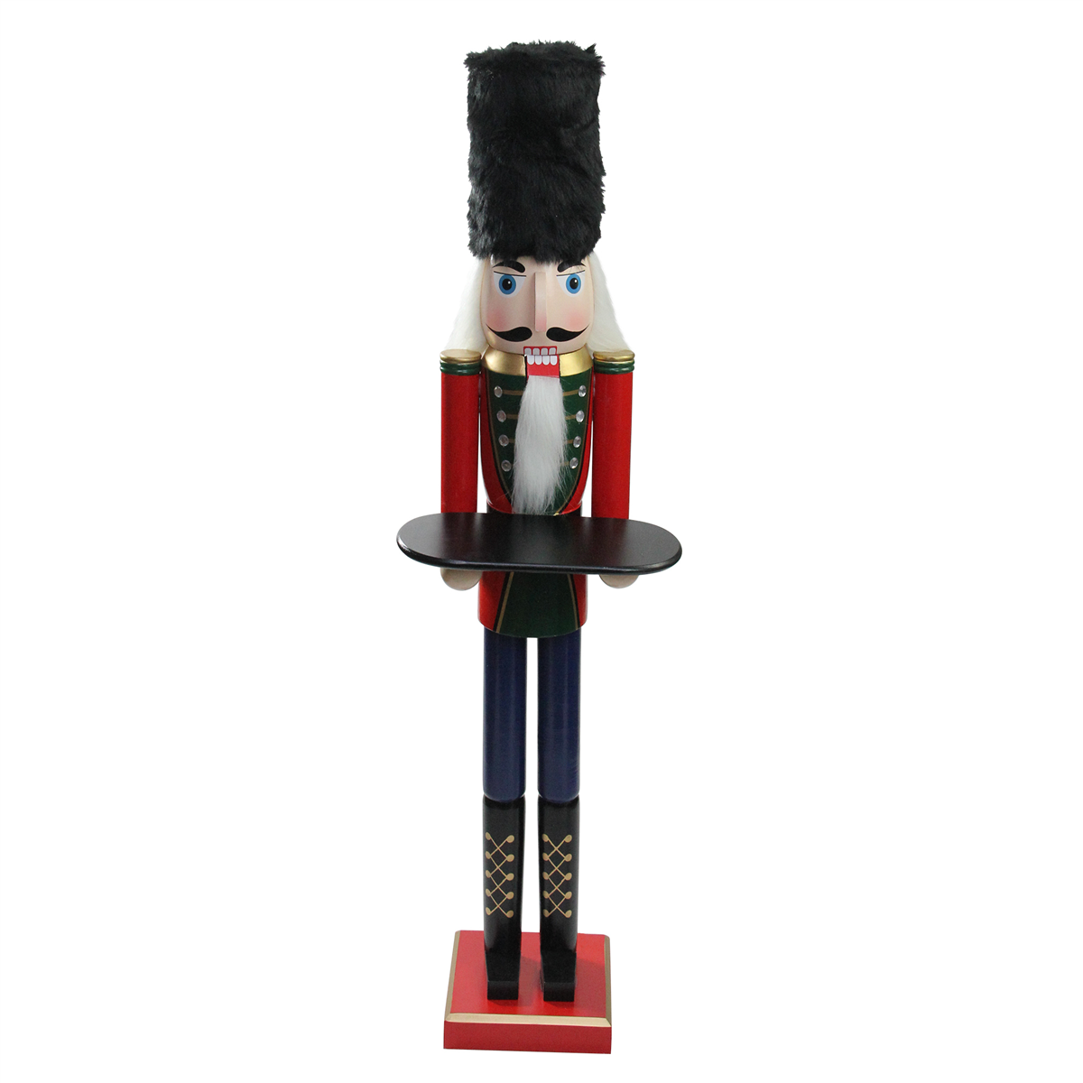 Northlight 48.25in. Red & Black Christmas Butler Nutcracker