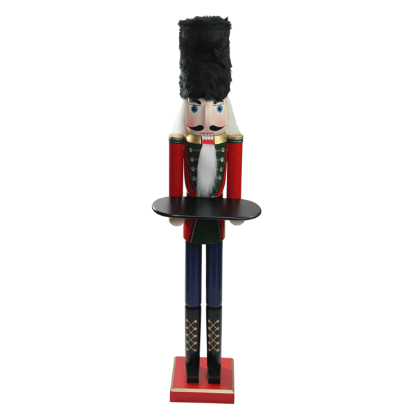 Northlight 48.25in. Red & Black Christmas Butler Nutcracker