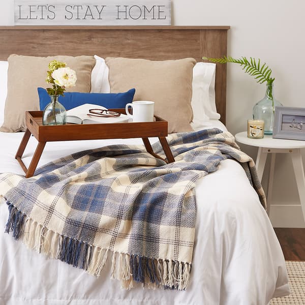 DII(R) Farmhouse Plaid Throw - 50x60 - image 