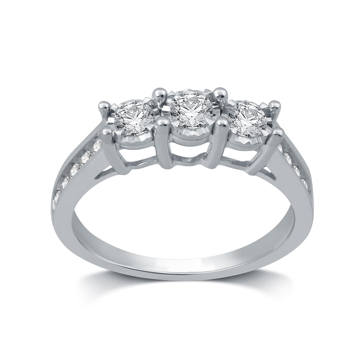 Nova Star® 1/2ctw. Lab Grown Diamond & 10kt. White Gold...