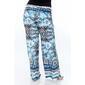 Plus SizeWhite Mark Printed Palazzo Pants - Sky Blue/Cheetah - image 1