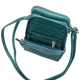 Bueno Waxy Calf Crossbody Wallet