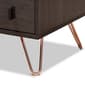 Baxton Studio Glover Dark Brown Finished Wood 2-Drawer Nightstand - image 6