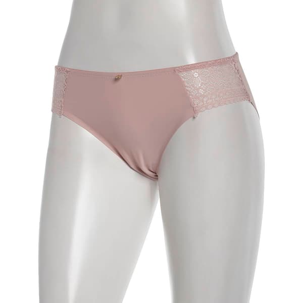 Womens Laura Ashley(R) Side Lace Bikini Panties - LS7790AC - image 