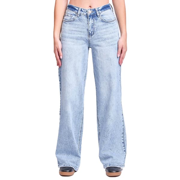 Juniors YMI&#174; Bella High Rise Wide Leg Jeans