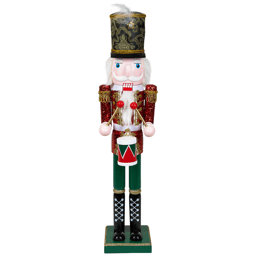 Northlight Glitter Christmas Nutcracker Drummer