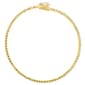 Athra 14kt. Gold over Brass Single Crystal Spear Coil Bracelet - image 2