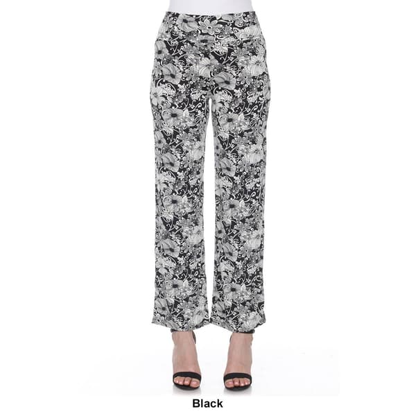 Womens White Mark Floral Paisley Palazzo Pants