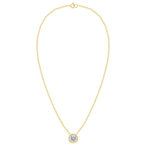 Nova Star(R) 1ctw. Round Lab Grown Diamond Solitaire Pendant - image 