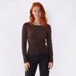 Juniors Madden Girl Boat Neck High Ribbed Pullover Sweater - image 1