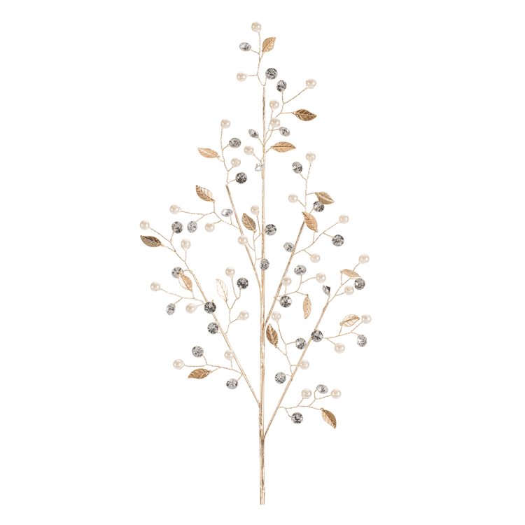 Melrose Pearl & Jewel Bead Spray - Set of 2
