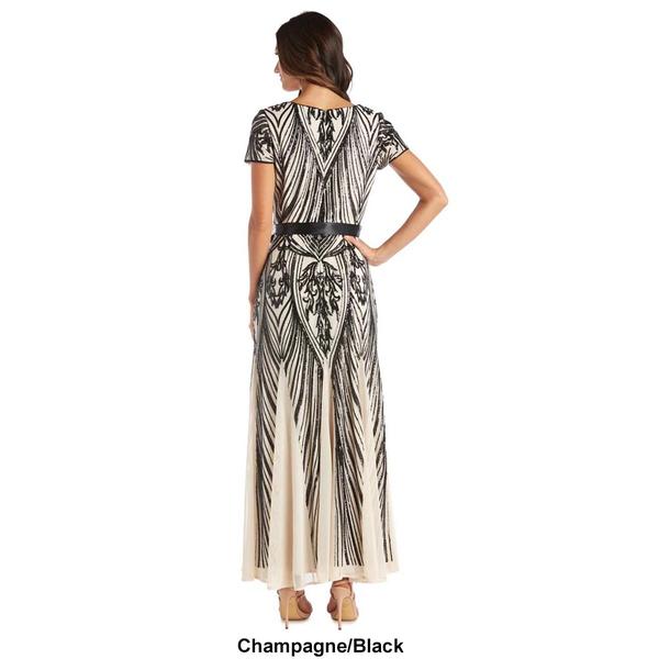 R&M Richards Women's Embellished Evening Gown - Flattering Full Length Cocktail Dress - View #10
