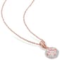 Gemstone Classics™ Rose Gold 1/10ctw. Diamond Necklace - image 2
