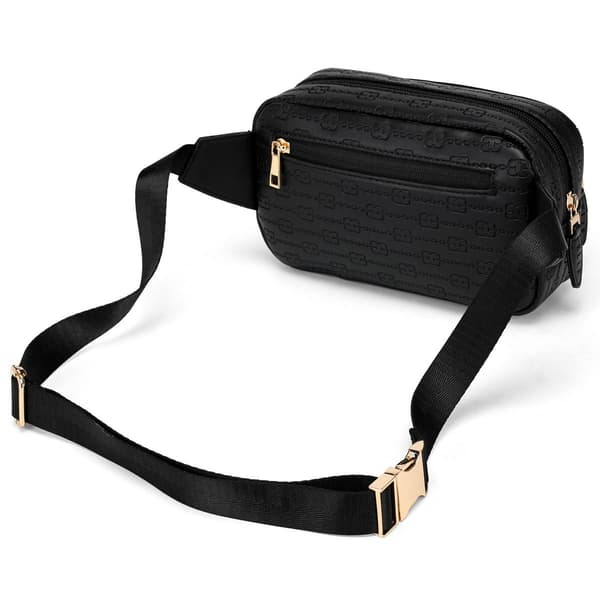 ELLE Eleganza Vegan Leather Monogram Sling Bag