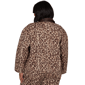 Plus Size Ruby Rd. Game of Luxe Leopard Denim Jacket - image 2