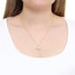 Athra 14kt. Gold over Brass & CZ Starfish Pendant Necklace - image 3