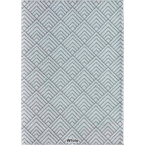 Mason Brooks Azure Deco Geometric Contemporary Area Rug
