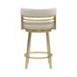Armen Living Santorini Counter Height Barstool in Brando Brass - image 3