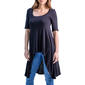 Womens 24/7 Comfort Apparel Extra Long Tunic Top - image 3