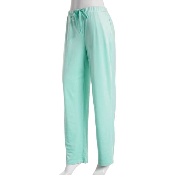 Womens Goodnight Kiss Silky Velour Pajama Pants - image 