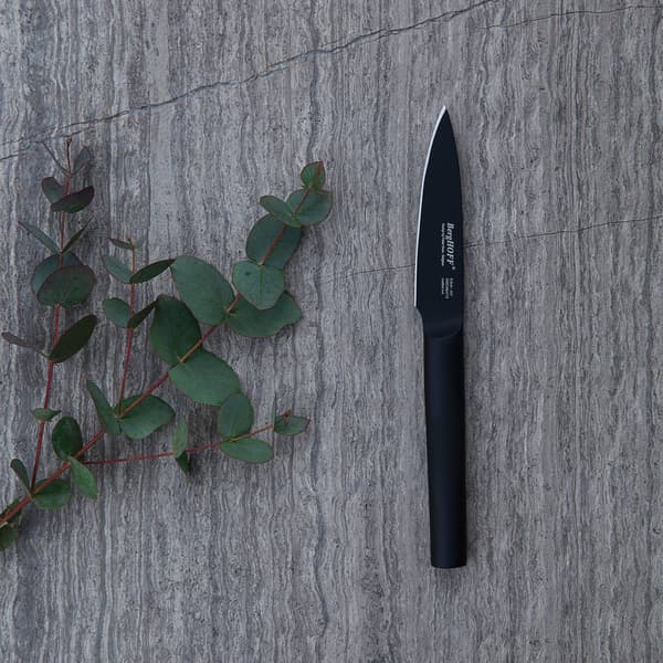 BergHOFF Ron Stainless Steel 3.25in. Black Paring Knife