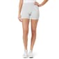Juniors Wallflower Rib Bike Shorts - Light Grey - image 1