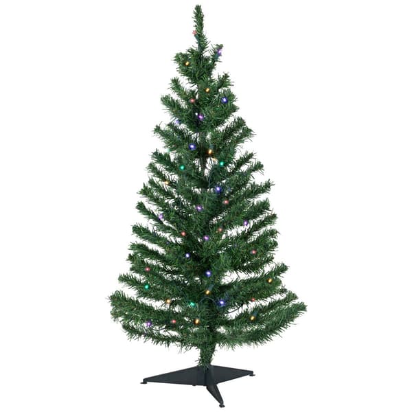 Northlight Seasonal 3ft. Pre-Lit Pine Artificial Christmas Tree