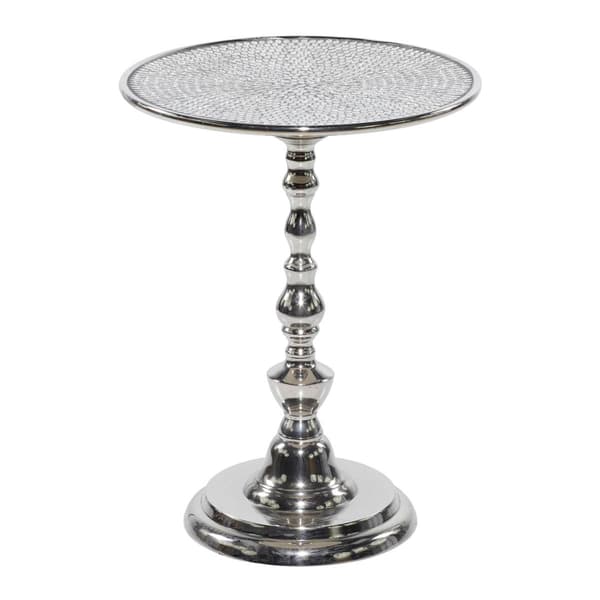 9th & Pike® Silver Aluminum Glam Coffee Table