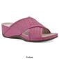 Womens Cliffs by White Mountain Collet Crisscross Wedge Sandals - image 9