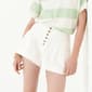Womens MNK Seam Ruching High Rise Shorts - image 1