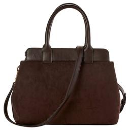 Matthew & Julian Belted Suede Satchel