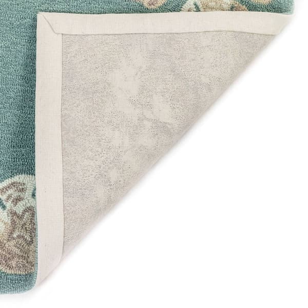 Liora Manne Capri Seashell Border Rectangular Accent Rug